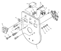 Part Location Diagram of 45084DC Briggs and Stratton PANEL (Silkscreened)-Model 8709